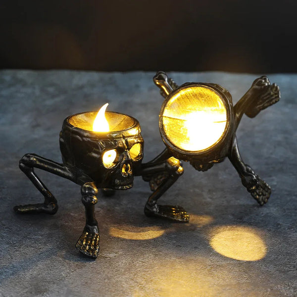 Halloween Flameless Tea Light Candles | Some Decorations Are Just Décor — This One Becomes Part of Your Tradition