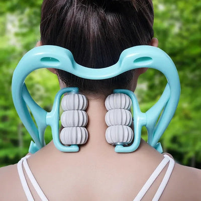 Manual Neck and Shoulder Massager with Kneading Rollers | Clinically Designed for Targeted Pain Relief & Faster Daily Recovery