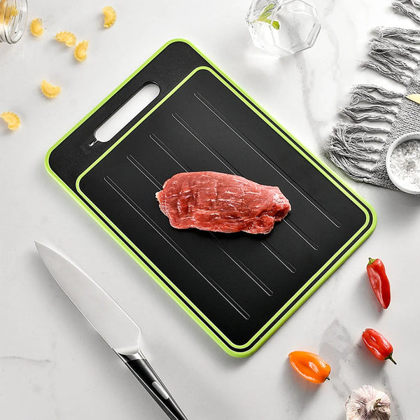 4-in-1 Cutting Board & Thaw Defrosting Tray | Smart Kitchen Gadget That Makes Meal Prep Faster, Easier & More Enjoyable