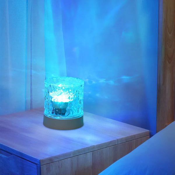 Crystal Ripple Projector Night Light | High-Performance Tech Built for Modern, Busy, On-the-Go Lifestyles