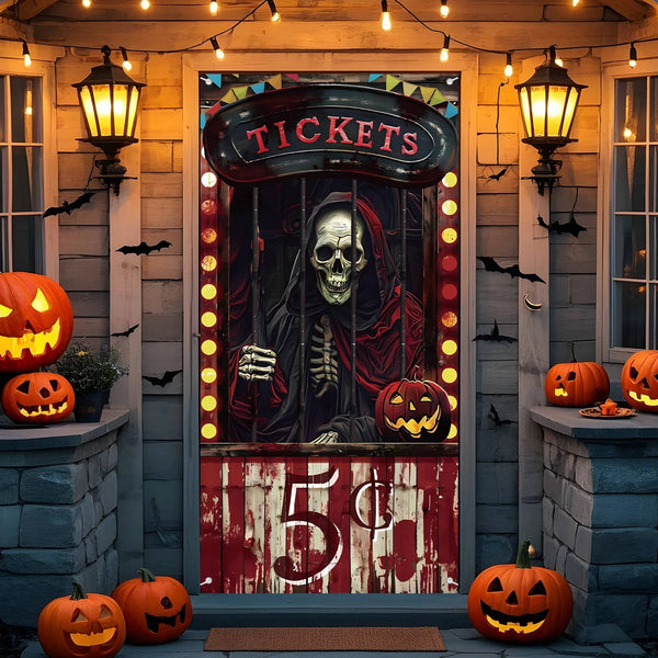 Halloween Door Cover Creepy Decoration | Festive, Charming & Built to Create Magical, Lasting Seasonal Memories