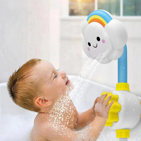 Baby Bath Toy Cloud Shower Head | Safe & Gentle Baby Essential for Comfortable, Happy, Healthy Babies
