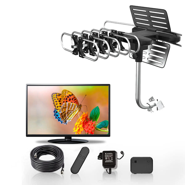 2025 Long Distance Digital Outdoor HD TV Antenna with Full 360 Directional Motor Free HD Channels | The Smart Choice for Quality, Reliability & Long-Lasting Performance