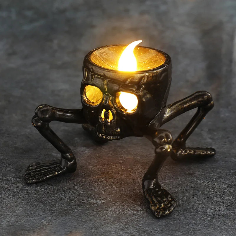 Halloween Flameless Tea Light Candles | Some Decorations Are Just Décor — This One Becomes Part of Your Tradition