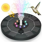 LED Solar Energy Fountain | Built for British Weather — Durable, Attractive Outdoor Design