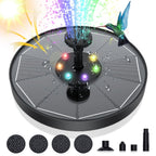 LED Solar Energy Fountain | Built for British Weather — Durable, Attractive Outdoor Design