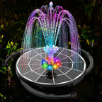 LED Solar Energy Fountain | Built for British Weather — Durable, Attractive Outdoor Design