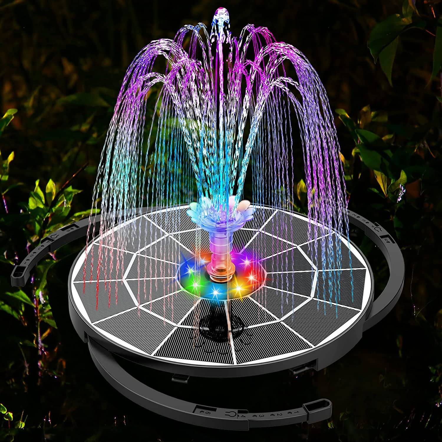 LED Solar Energy Fountain | Built for British Weather — Durable, Attractive Outdoor Design