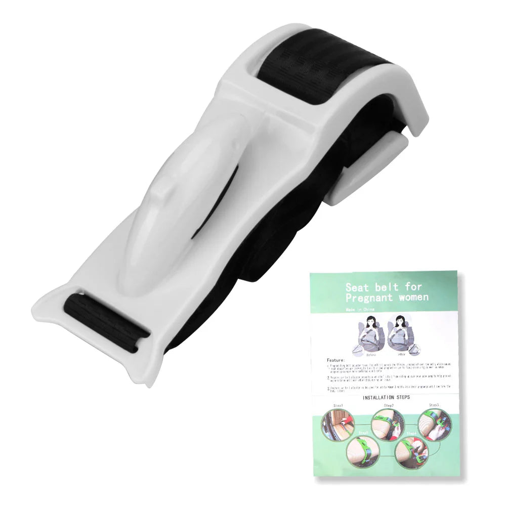 Pregnancy Seat Belt Extender Adjuster | Luxury-Feel Fashion Accessory — Where Style Meets Everyday Function