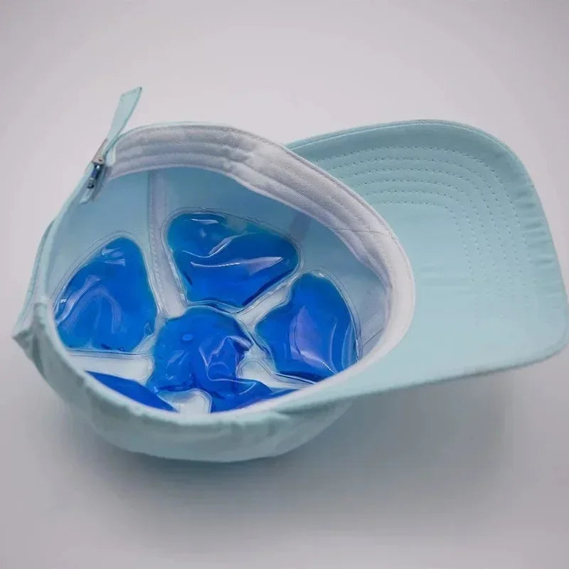 Ice Gel Pack Cooler for Hats & Helmets | Freeze-Ready Cooling Insert for Cycling, Running & Outdoor Work