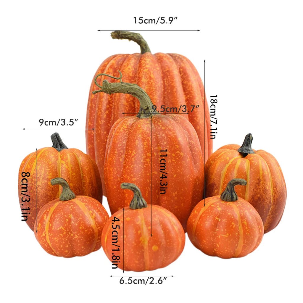Realistic Fake Pumpkins Halloween Decor | Festive, Charming & Built to Create Magical, Lasting Seasonal Memories