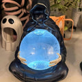 Grim Reaper Crystal Ball Halloween Decoration | Bring the Magic of the Season into Your Home with This Beautiful Piece
