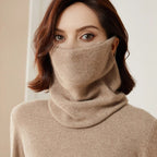 Merino Wool 2-in-1 Winter Scarf & Face Mask | Warm Neck Gaiter for Running & Outdoor Wear
