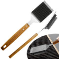 Long Handle Barbecue Grill Brush with Scraper | Hardy, Weather-Resistant & Beautifully Designed for Your Outdoor Space