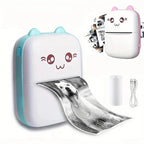 Mini Wireless Bluetooth Thermal Label Printer | Portable No-Ink Label Maker for iOS & Android