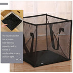 Foldable Mesh Laundry Hamper with Carry Handles | Large Capacity Collapsible Laundry Basket