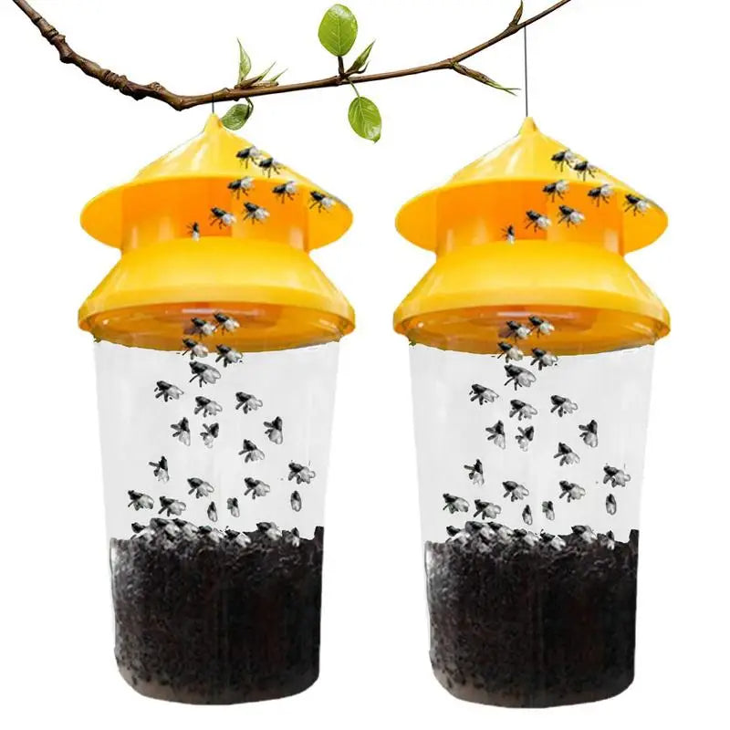 Reusable Outdoor Hanging Fly Trap | Make Your Garden Beautiful, Functional & the Envy of the Neighbourhood