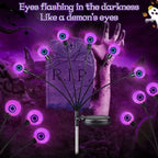 Lighted Halloween Eyeball Props Solar Garden Lights | Festive, Charming & Built to Create Magical, Lasting Seasonal Memories