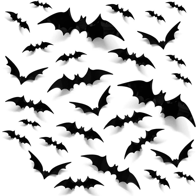 3D PVC Halloween Bats Wall Stickers | The Perfect Seasonal Touch for Your Home — or as a Thoughtful Gift