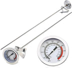 Stainless Steel Deep Fry Thermometer with Long Probe | Quality Home Accessory Built to Look Great & Last for Years
