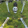 Spooky Skeleton Yard Decoration with Realistic Bones | Some Decorations Are Just Décor — This One Becomes Part of Your Tradition