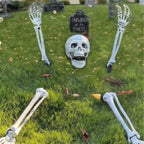 Spooky Skeleton Yard Decoration with Realistic Bones | Some Decorations Are Just Décor — This One Becomes Part of Your Tradition