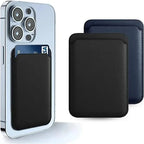 Magnetic Leather Card Holder Wallet for iPhone | MagSafe Compatible Phone Wallet with Card Slots