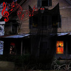 Outdoor Halloween Ghost Decoration with Skeleton Mask | Beautiful, Festive & Built to Last Season After Wonderful Season