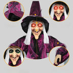 Life Size Animated Halloween Witch with Red Eyes | Beautiful, Festive & Built to Last Season After Wonderful Season