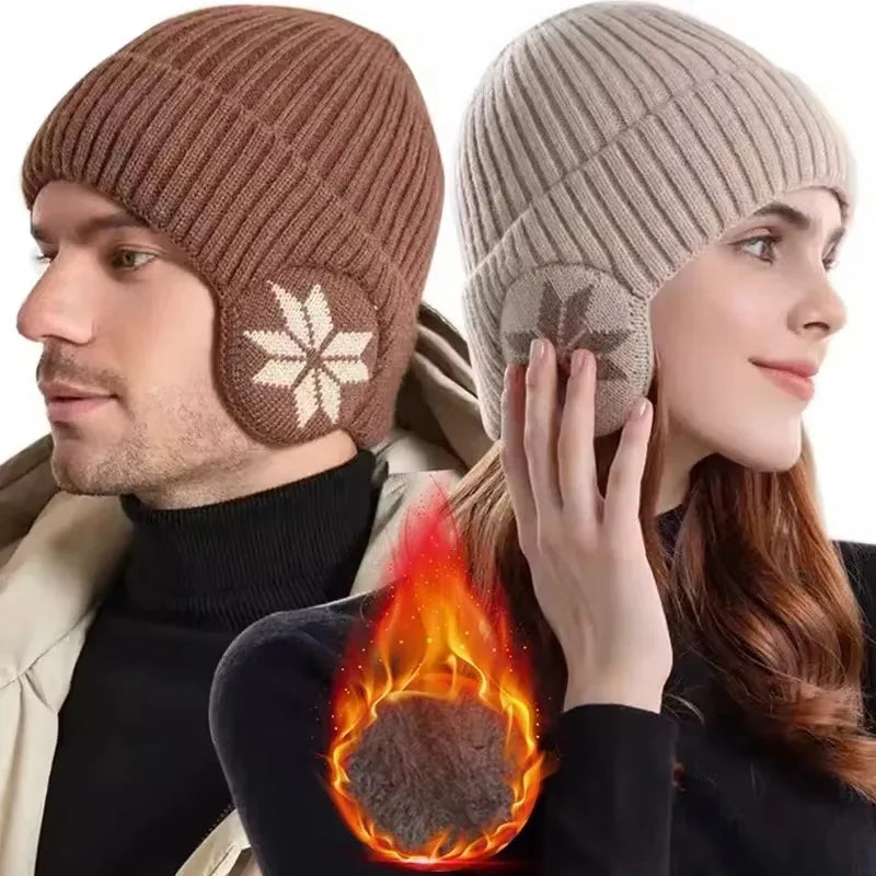Unisex Winter Knit Beanie with Ear Protection | Elevate Every Outfit with This Must-Have Fashion & Lifestyle Accessory