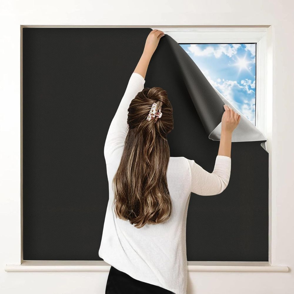 Adhesive Blackout Sun Blocking Window Cover Shade | Quality Home Accessory Built to Look Great & Last for Years