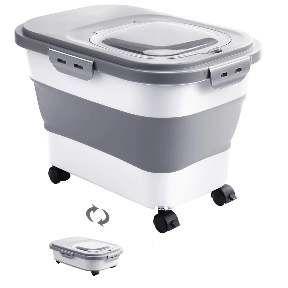Foldable Large Capacity Food Storage Container | Collapsible Space-Saving Fridge & Freezer Box