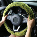 Plush Winter Car Steering Wheel Cover | Soft Furry Non-Slip Universal Fit