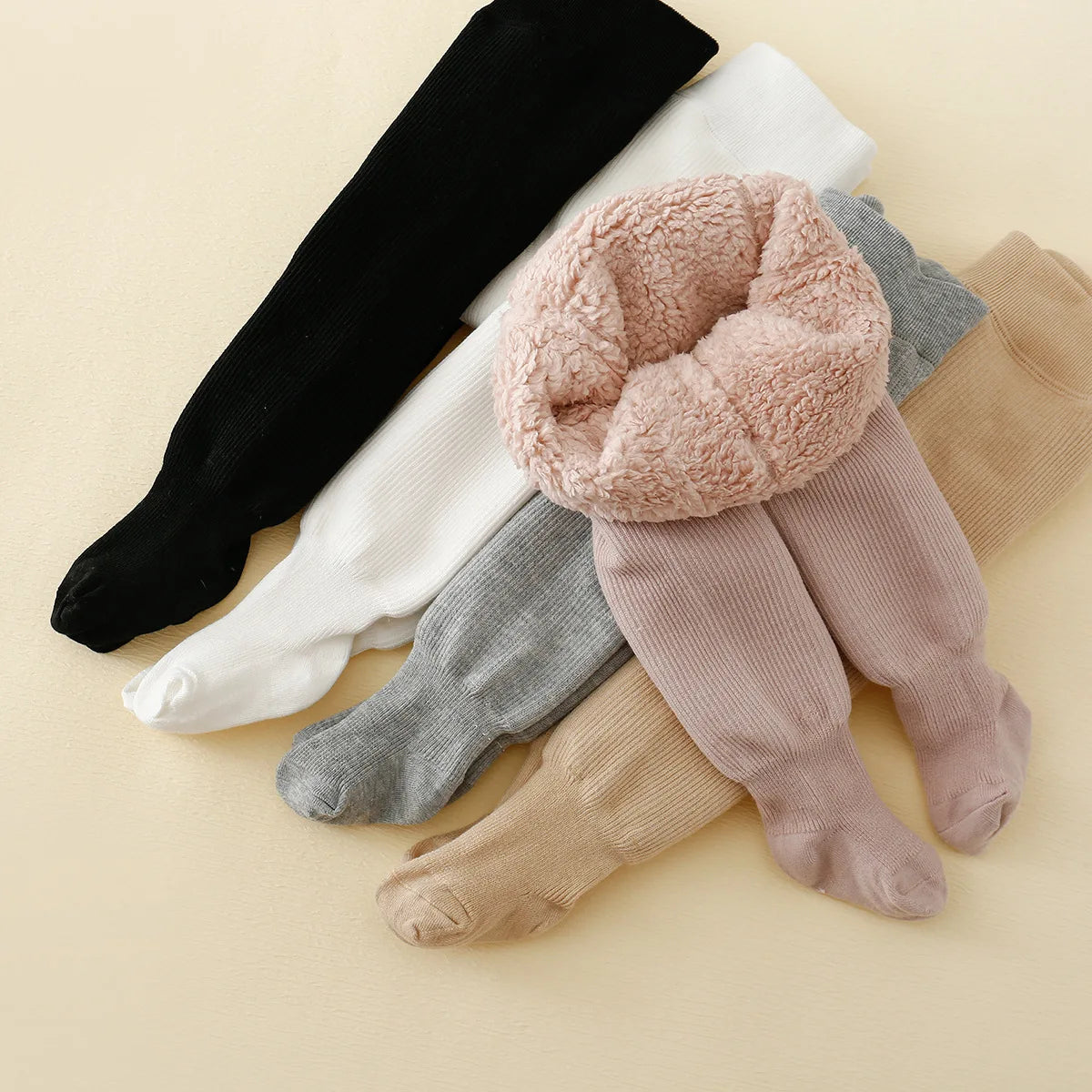 Kids Winter Fleece-Lined Leggings | Warm Thermal Leggings for Girls — School & Everyday