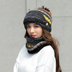 Cozy Knitted Hat Scarf Set with Velvet Lining | Thoughtfully Crafted Accessory — Timeless Style & Premium Quality Feel