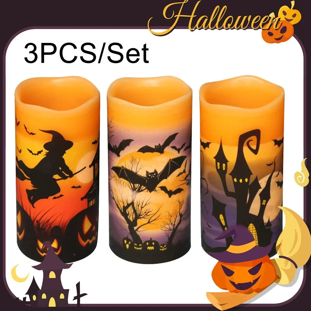Halloween Flameless Candles Set | Some Decorations Are Just Décor — This One Becomes Part of Your Tradition