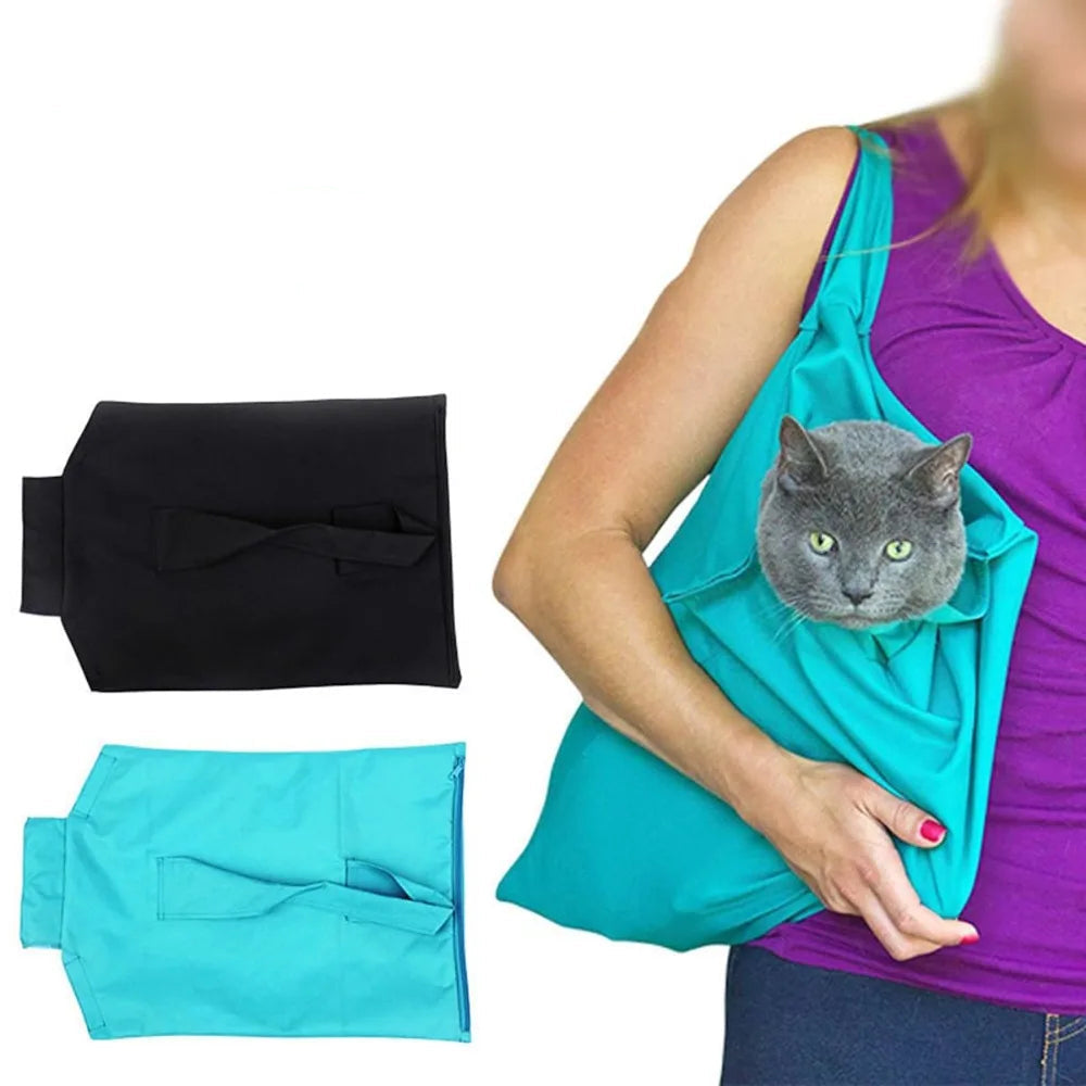 Anti-Scratch Travel Cat Carrier Bag | Breathable Mesh Soft-Sided Airline-Approved Cat Carrier