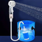 Portable USB Rechargeable Water Pump Shower Head | Intelligent Design Meets Reliable, Long-Lasting Everyday Performance