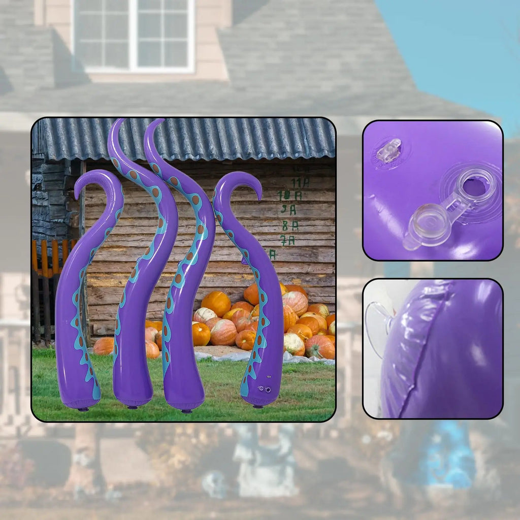 Giant Inflatable Octopus Tentacles Scary Halloween Decorations | Some Decorations Are Just Décor — This One Becomes Part of Your Tradition