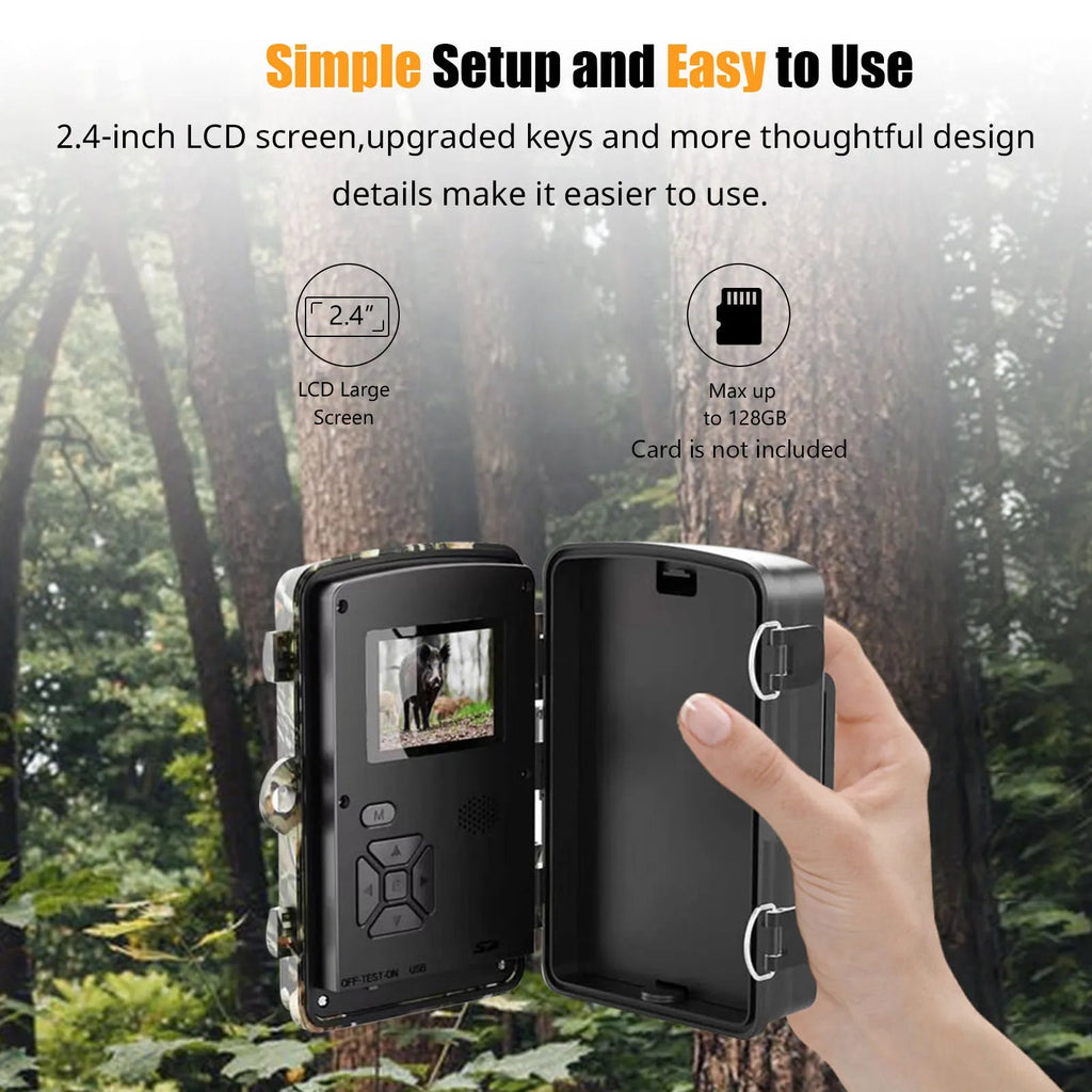1080P Night Vision Trail Camera | Compact, Powerful & Ready to Go — Premium Tech at Outstanding Value