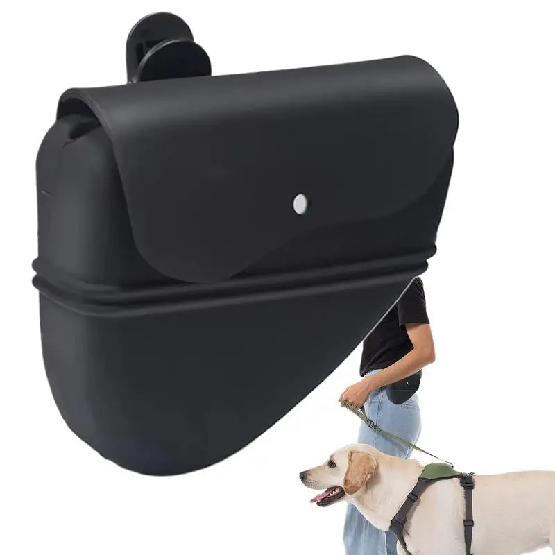 Silicone Dog Treat Pouch Training Bag with Waist Clip | Vet-Approved Pet Essential for Comfort, Safety & Wellbeing
