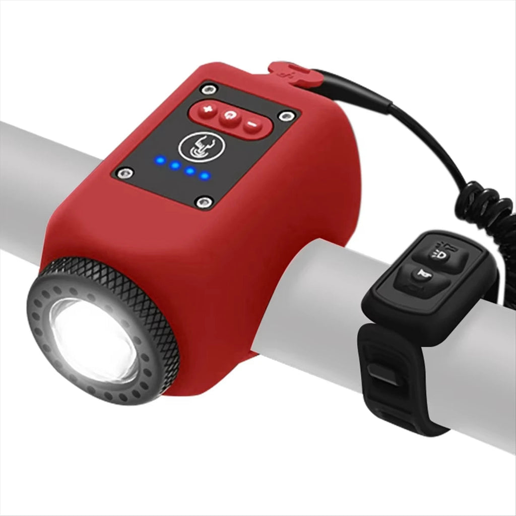 Electric Bike Horn and Front Light | Built for Adventure — Durable, Reliable & Ready for Anything Outside
