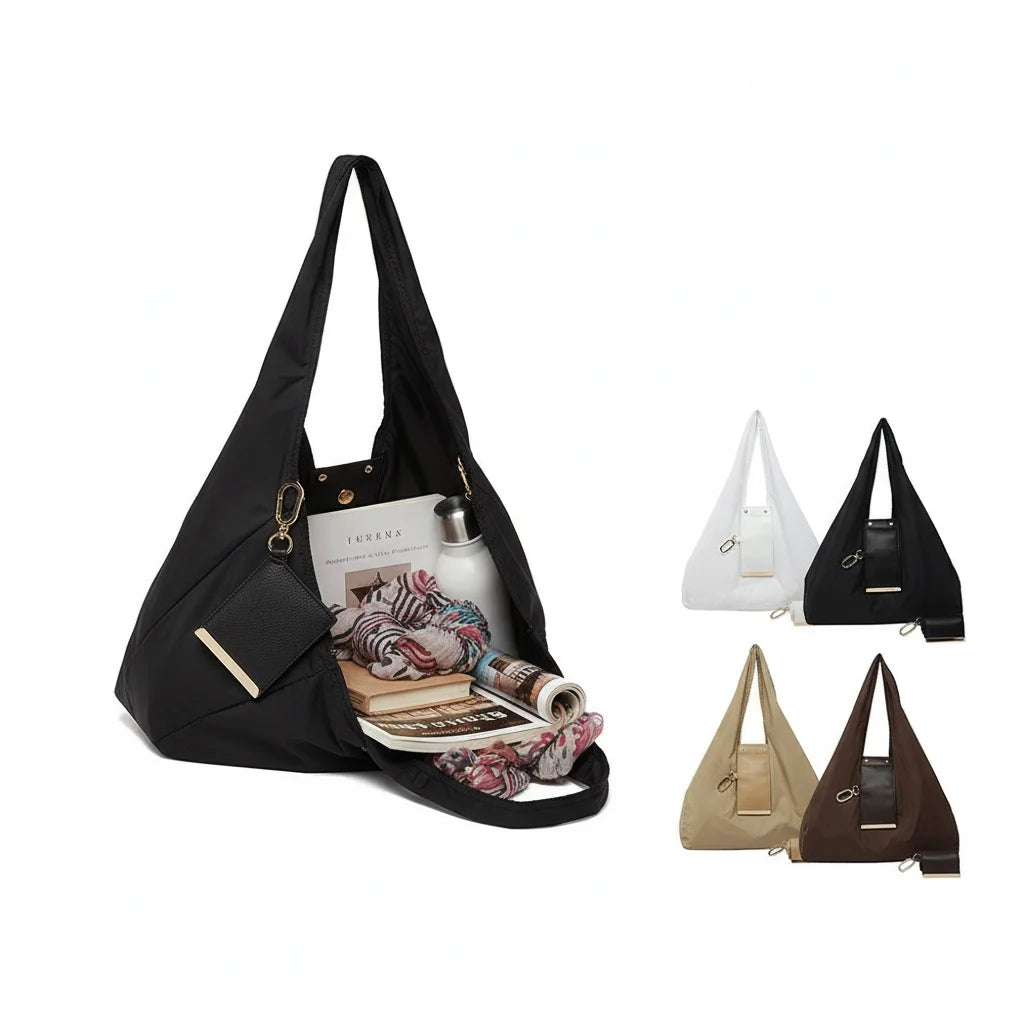 Mini Keychain Foldable Tote Bag | Compact Reusable Shopping Bag That Fits on Your Keyring