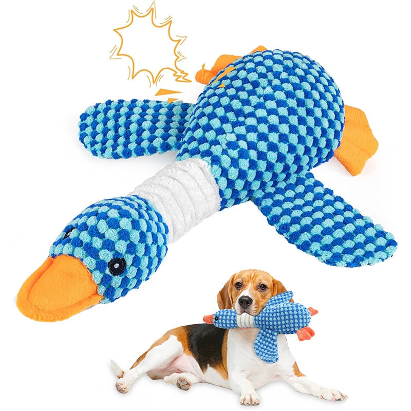 Plush Dog Chew Toy with Squeaker | Engaging Kids Toy That Sparks Creativity, Curiosity & Confidence