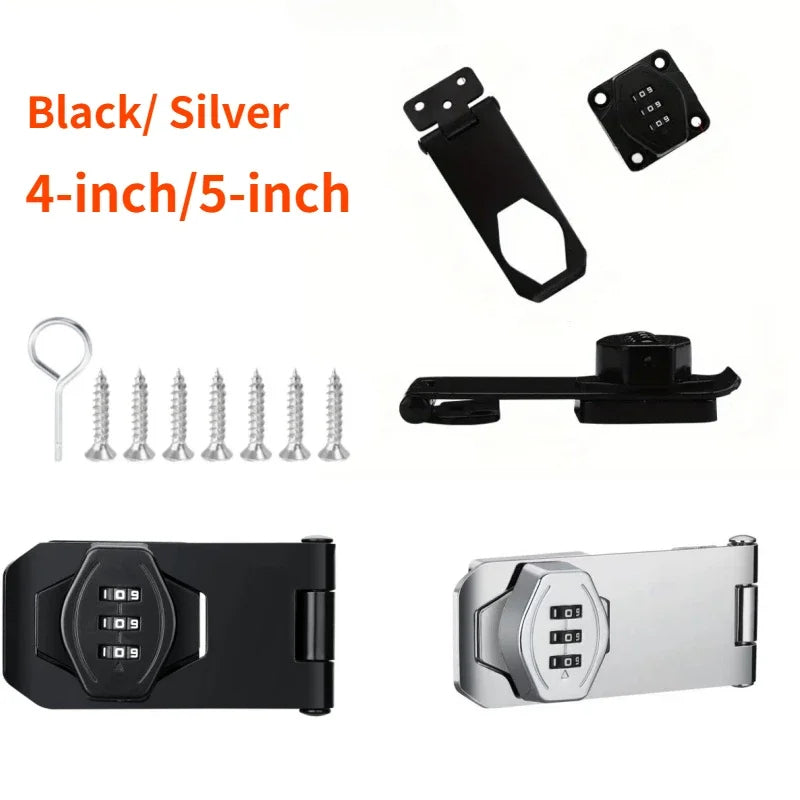 Secure Cabinet Lock with 3-Digit Combination Lock | Reliable Security You Can Trust — Smart Protection for Home & Family
