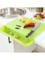 2 in 1 Cutting Board with Container Tray | Professional-Quality Kitchen Tool Trusted by Home Chefs Everywhere