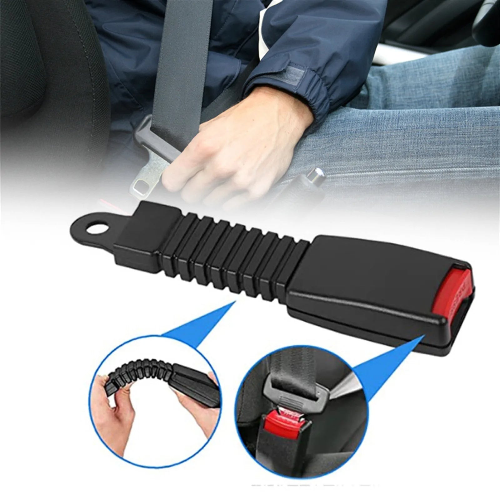 Adjustable Seat Belt Extender for Car Safety Comfort | Luxury-Feel Fashion Accessory — Where Style Meets Everyday Function