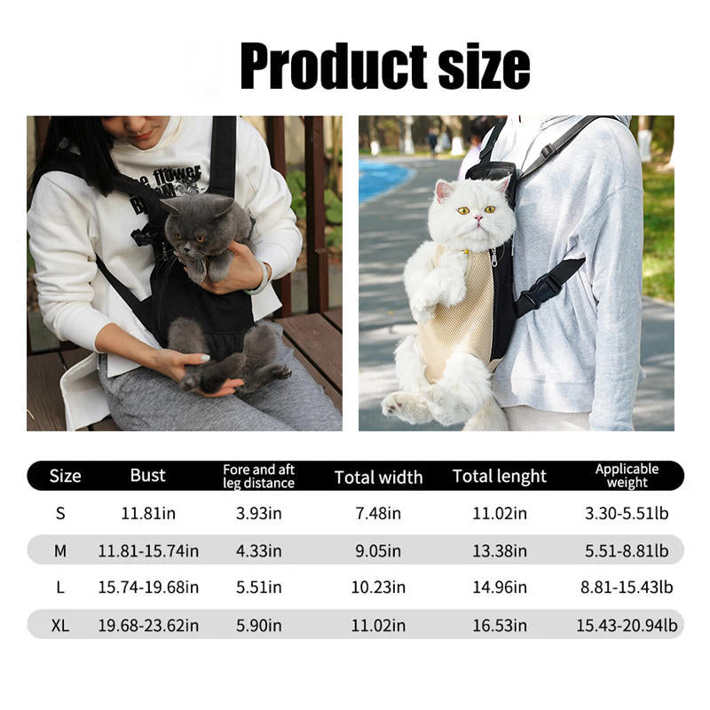 Cat Carrier Pouch | Durable Pet Accessory Built for Active, Playful, Energetic Pets