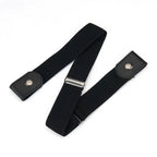 Adjustable Elastic Invisible No-Buckle Belt | Seamless Stretch Belt for Men — No Holes, No Bulge