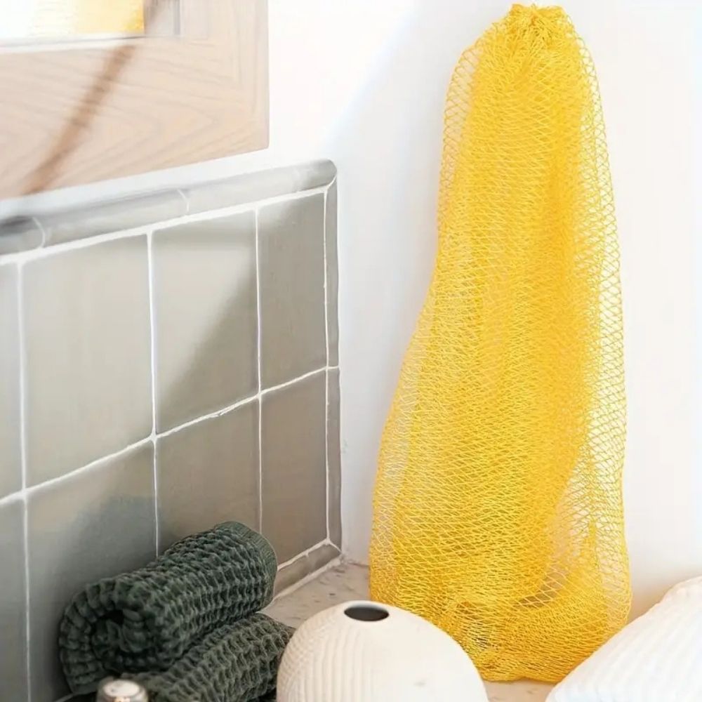 African Net Sponge Exfoliating Bath Scrubber | Stylish Home Essential That Transforms & Elevates Your Living Space
